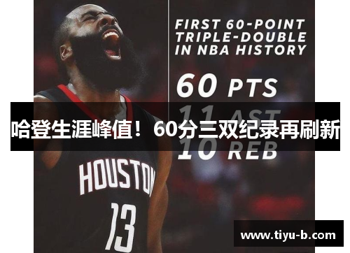 哈登生涯峰值!60分三双纪录再刷新 哈登生涯峰值!60分三双纪录再刷新