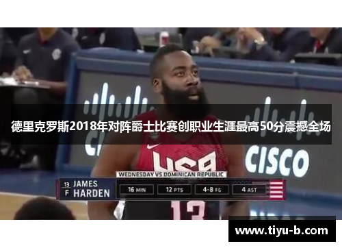 德里克罗斯2018年对阵爵士比赛创职业生涯最高50分震撼全场